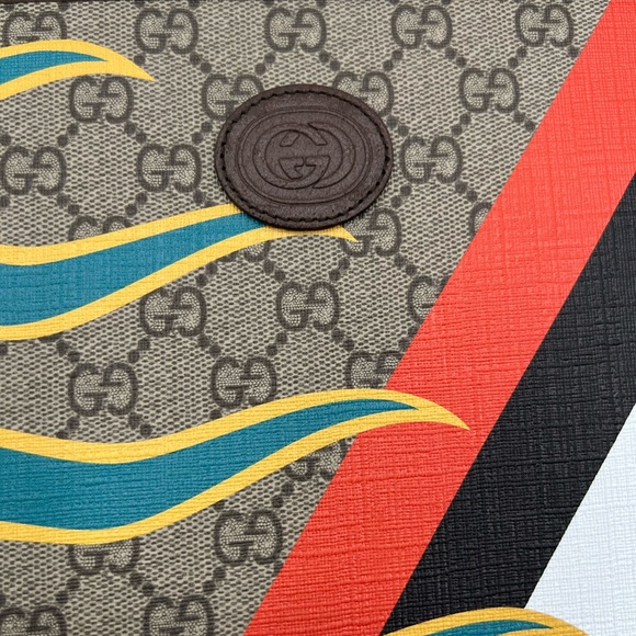 Gucci GG Supreme 100 geometric clutch - Picture 4 of 9